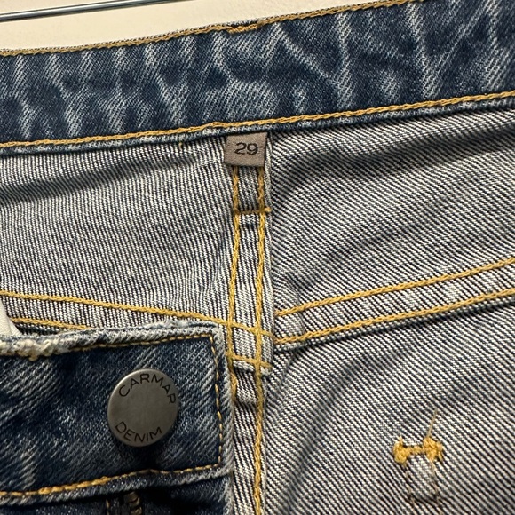 CARMAR FELT LOGO JEANS - Picture 4 of 7